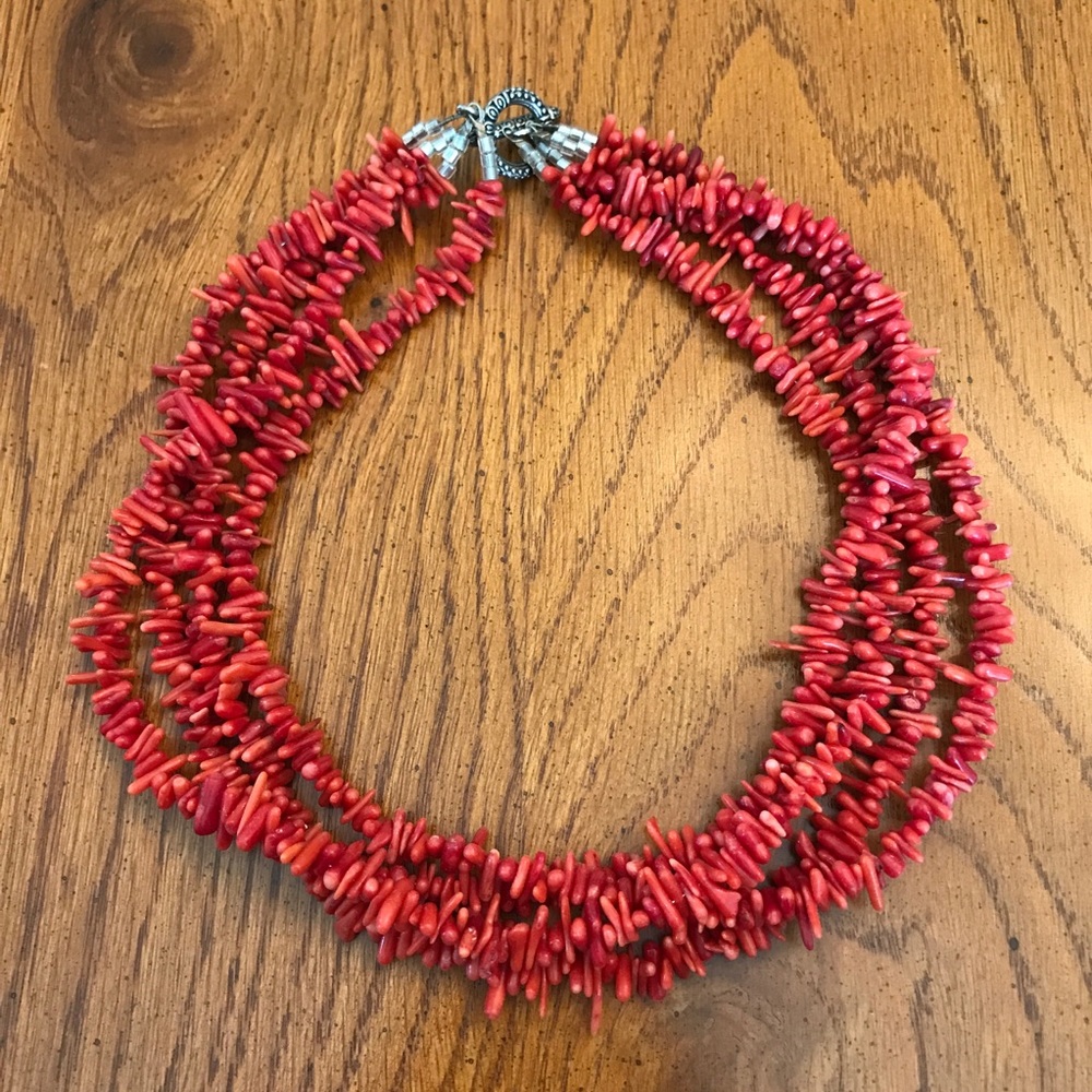 Red Beaded Necklace